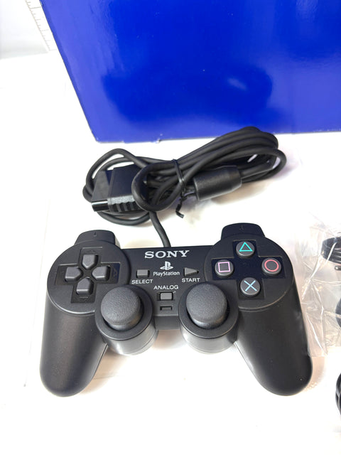 Sony PlayStation 2 PS2 Console Set Boxed Japan Version SCPH-10000 1st model tested As-Is