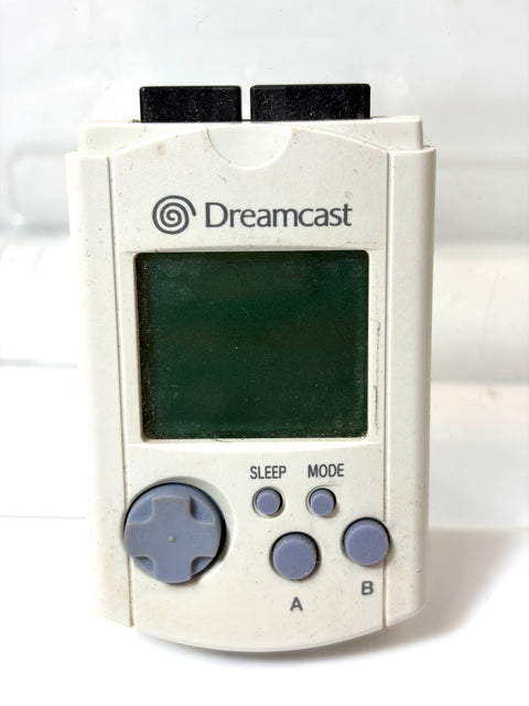 Sega Dreamcast Visual Memory Unit VMU White Japan Version tested As-Is