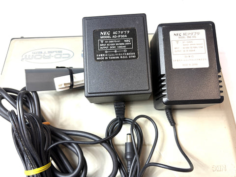PC Engine Core Grafx + CD-ROM² + Interface Unit Set NEC Japan Untested