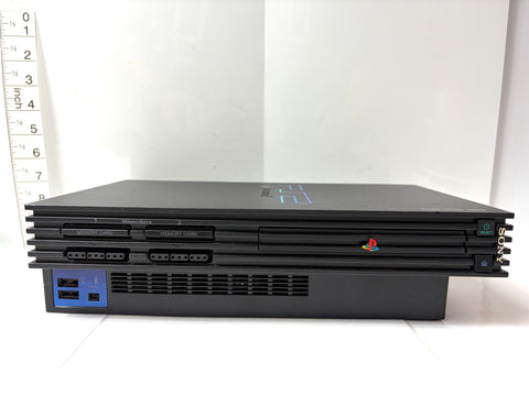 Sony PlayStation 2 PS2 Console Black SCPH-18000 with Cables Japan Version tested