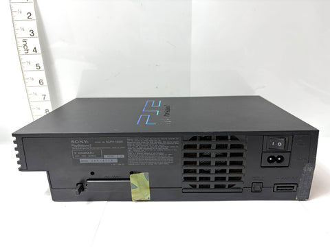 Sony PlayStation 2 PS2 Console Black SCPH-18000 with Cables Japan Version tested