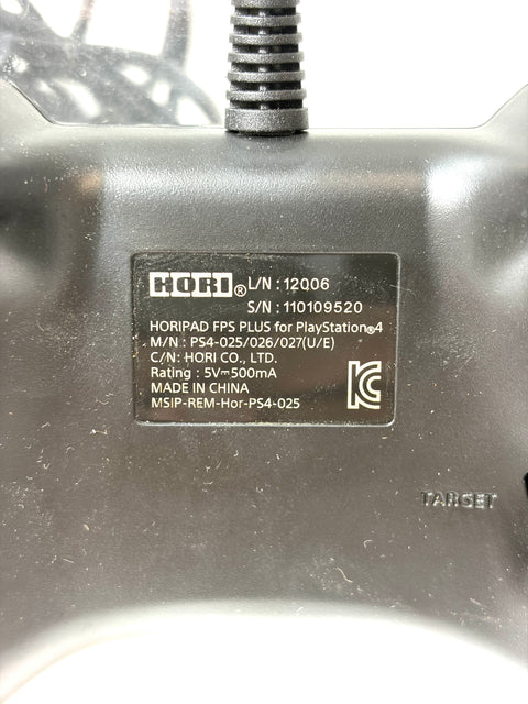 HORI PS3 FPS PLUS BLACK controller japan
