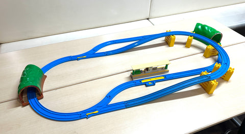 Tomica Plarail Layout Tunnel Overpass with Station Track Set Japanese Train Toy Japan