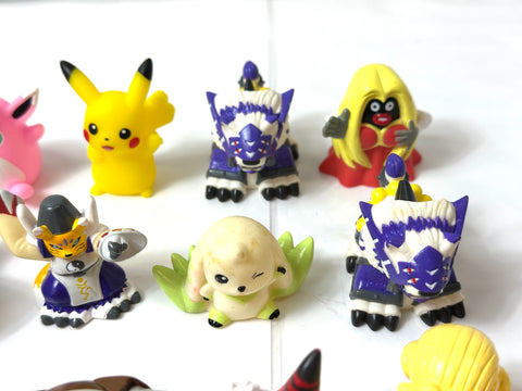 Pokemon Finger Puppet Figure Lot Set Mini Soft Vinyl Figures Japan
