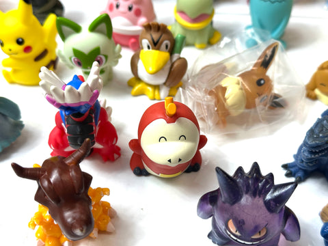Pokemon Finger Puppet Figure Lot Set Mini Soft Vinyl Figures Japan