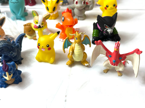 Pokemon Finger Puppet Figure Lot Set Mini Soft Vinyl Figures Japan