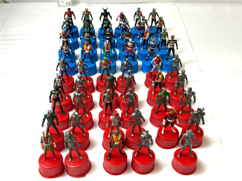 Kamen Rider Bottle Cap Figure Lot Set of 53 Seven-Eleven 7-Eleven Exclusive