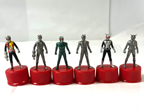 Kamen Rider Bottle Cap Figure Lot Set of 53 Seven-Eleven 7-Eleven Exclusive