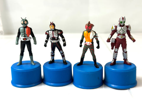 Kamen Rider Bottle Cap Figure Lot Set of 53 Seven-Eleven 7-Eleven Exclusive