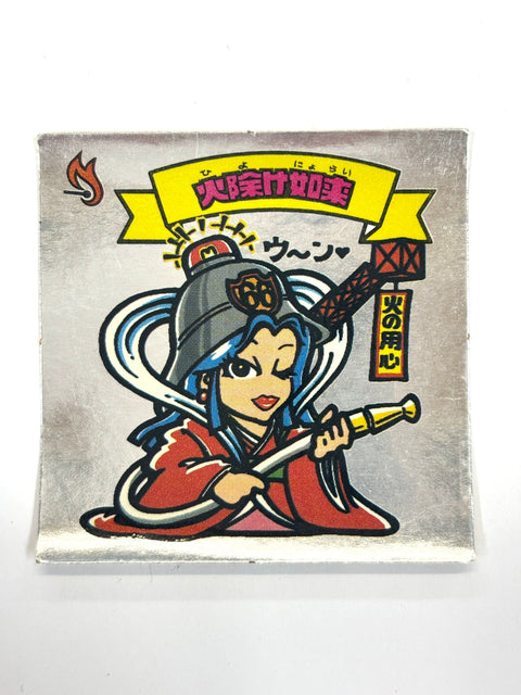 Lotte Bikkuriman Akuma VS Tenshi Sticker Hiyoke Nyorai JAPAN