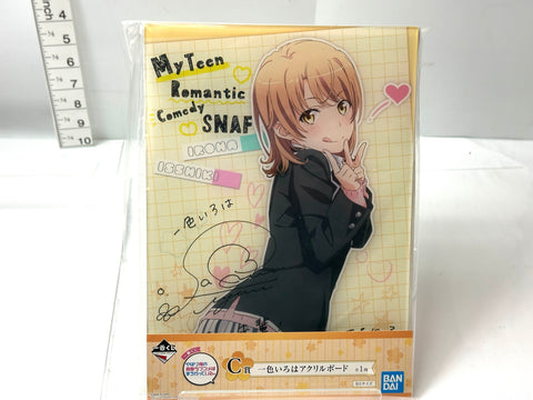 BANDAI Ichiban Kuji Oregairu C Prize Acrylic Board Iroha Isshiki