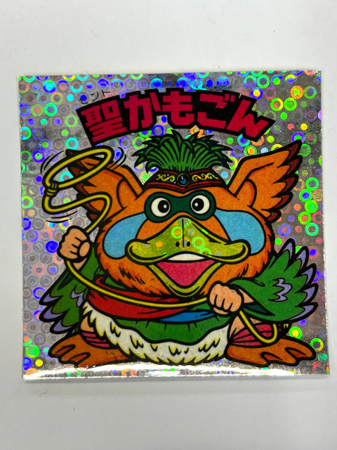 Lotte Bikkuriman Sticker Devil VS Angel Sei Kamogon Vintage JAPAN