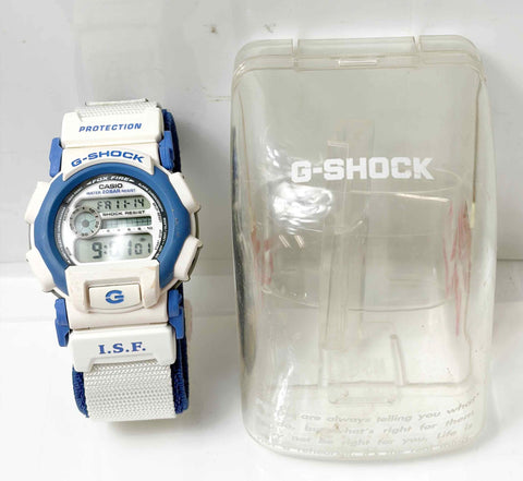 CASIO G-SHOCK I.S.F. Collaboration Digital Watch White/Blue Clear Case