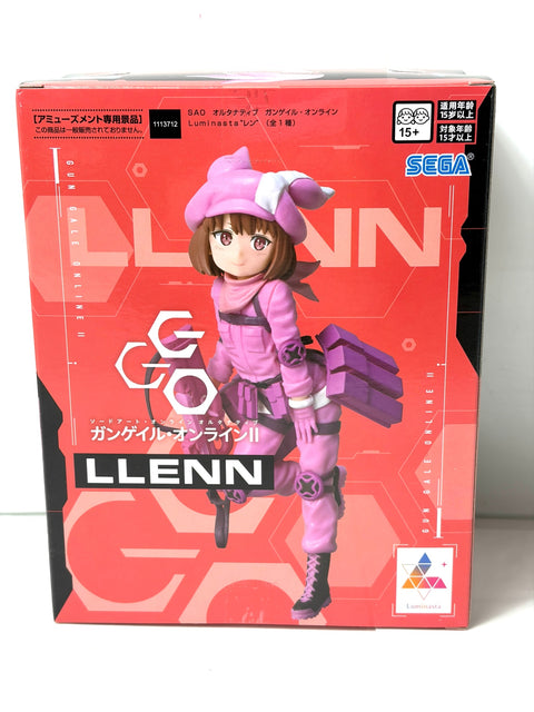 Sword Art Online Alternative GGO II LLENN Luminasta Prize Figure SEGA