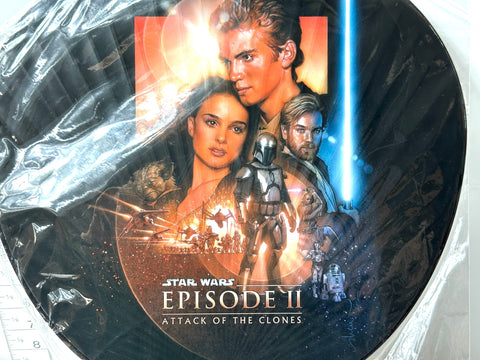 STAR WARS Episode II Attack of the Clones Uchiwa Hand Fan Rare