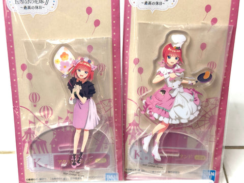 Ichiban Kuji Go Toubun Best Holiday K Prize Acrylic Stand Set of 10