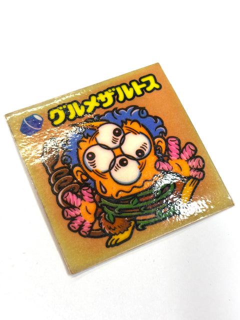 Lotte Bikkuriman Akuma VS Tenshi Sticker Gurume Zarutos JAPAN