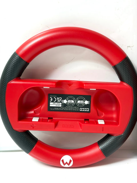Mario Kart 8 Deluxe Joy-Con Handle Wheel Mario Red Boxed Switch Japan