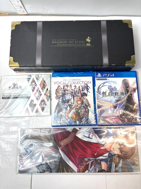 The Legend of Heroes Hajimari no Kiseki Trails into Reverie Platinum Meister Box PS4 Unused