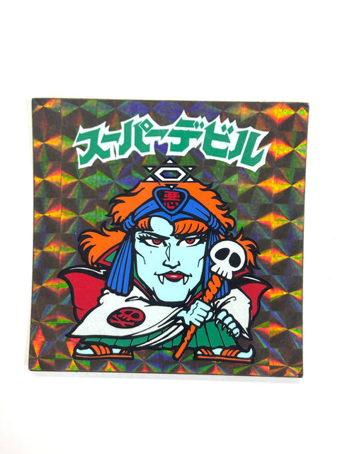 Bikkuriman Sticker Akuma VS Tenshi Super Devil (A) Lotte JAPAN