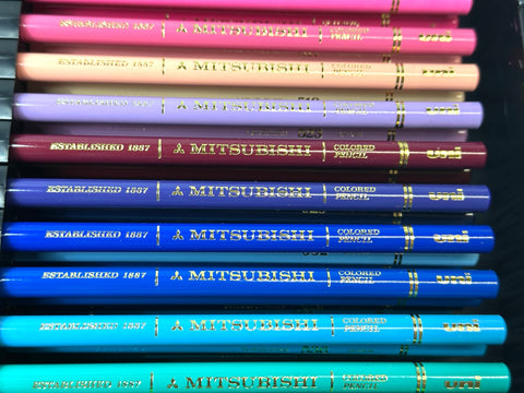 MITSUBISHI PENCIL uni Colored Pencils 100-Color Set Artist Grade