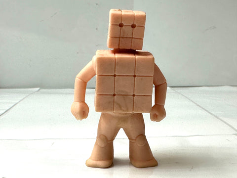 MARUKOSHI Kinnikuman Deka-Keshi Cubeman Big Rubber Eraser Figure