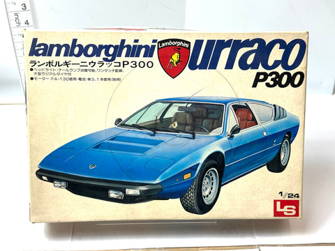 LS 1/24 Lamborghini Urraco P300 Plastic Model Kit Discontinued OOP