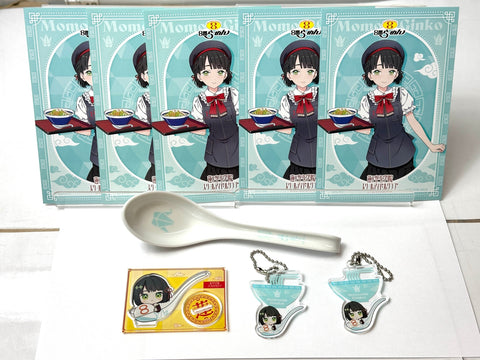 Love Live Hasunosora x Hachiban Ramen Ginko Momose Acrylic Stand Goods Set
