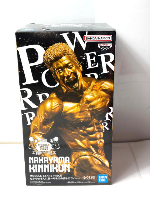 GOLD NEW NAKAYAMA KINNIKUN Muscle Stars Piece Gold Trophy Figure BANPRESTO Prize