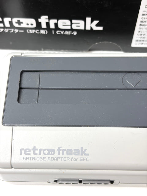 レトロフリーク カートリッジアダプター SFC用 CY-RF-9 ケーブル付き