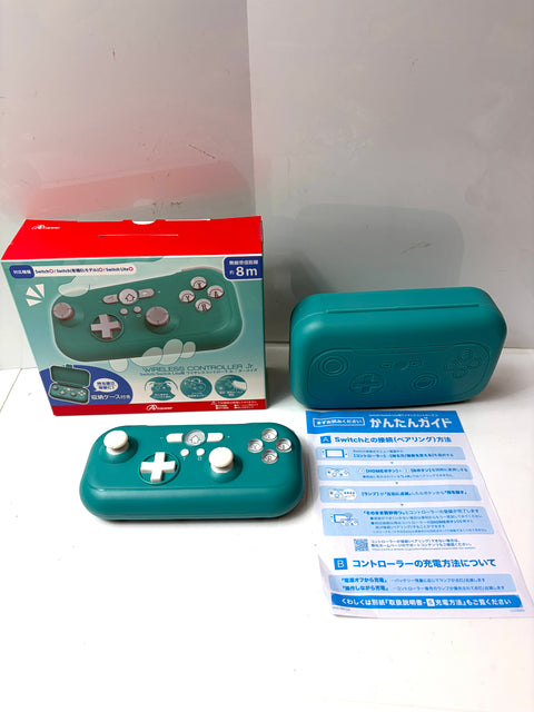 Answer Wireless Controller Jr. for Nintendo Switch Green Case Included Tested
