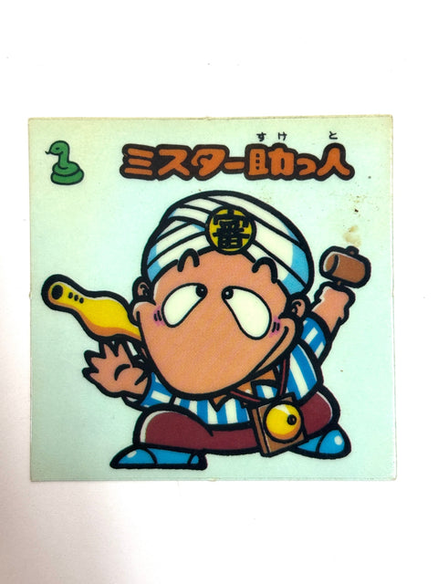 Lotte Bikkuriman Akuma VS Tenshi Sticker Mr. Suketto JAPAN