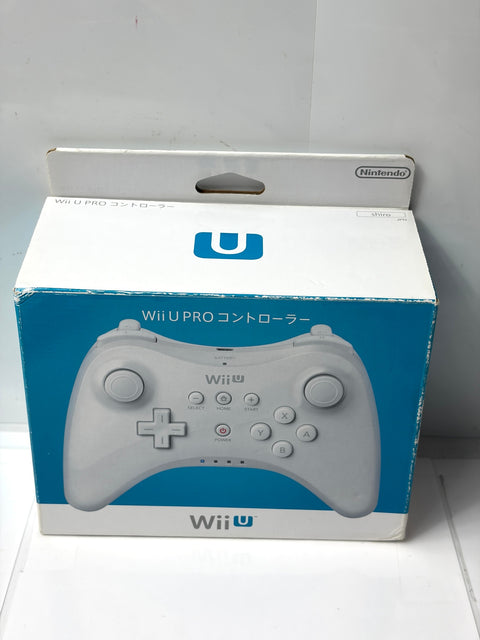 Nintendo Wii U Pro Controller White WUP-005 Official Boxed CIB