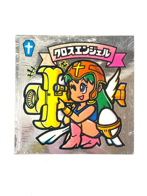 Lotte Bikkuriman Akuma VS Tenshi Sticker Cross Angel JAPAN