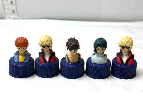 Pepsi Gundam Bottle Cap Figure Collection 37pcs Set Junk As-Is Lot Japan