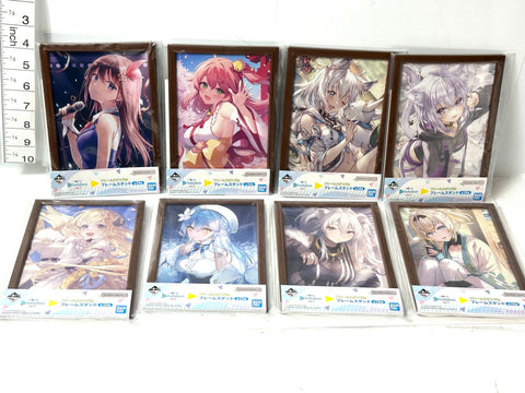 BANDAI Ichiban Kuji hololive Vol.2 Frame Stand Set of 8 Okayu/Fubuki/Miko