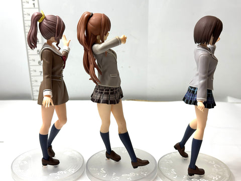 BanG Dream! Girls Band Party School☆Days Premium Figure Set Tsugumi/Risa/Saaya