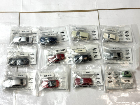 BMW Licensed 1/100 Mini Car Complete Set of 12 Official Campaign