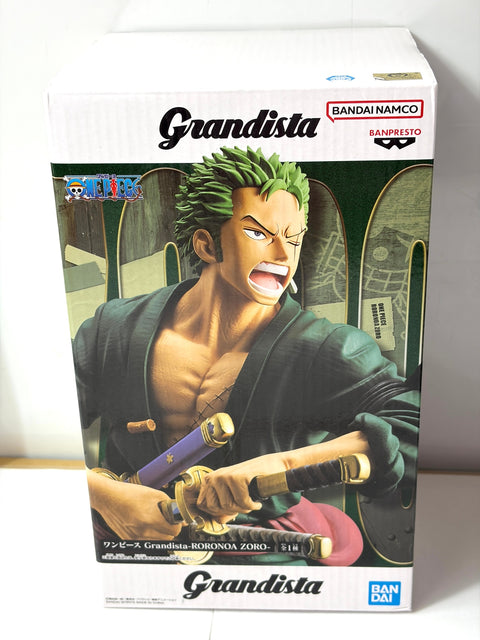 NEW ONE PIECE Grandista Roronoa Zoro Wano Country Kimono Figure BANPRESTO Prize