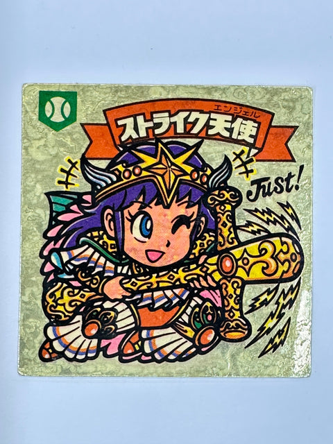 Bikkuriman Seal Akuma vs Tenshi Strike Angel 159-Ten Vintage Sticker Japan