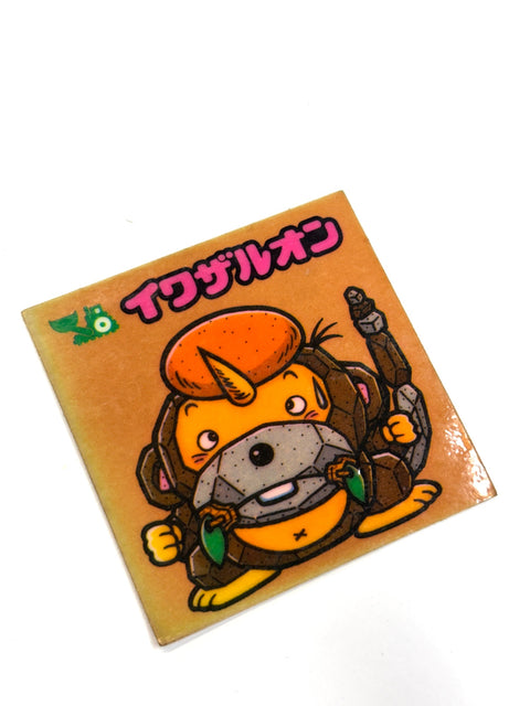 Lotte Bikkuriman Akuma VS Tenshi Sticker Iwazaruon JAPAN