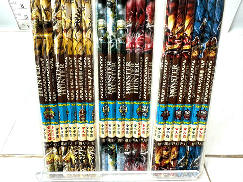 Monster Hunter Pencils 6x3 Set B Lead Seregios/Zinogre/Rathalos
