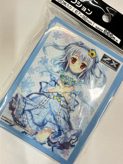 Z/X Zillions of Enemy X Azumi Kagamihara (Flower) Sleeves 60pcs Broccoli Character Sleeves