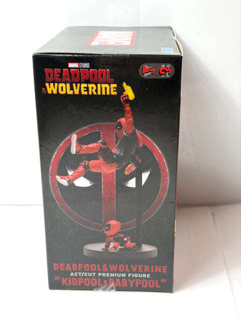MARVEL ACT/CUT Premium Figure Deadpool & Wolverine Kidpool & Babypool SEGA