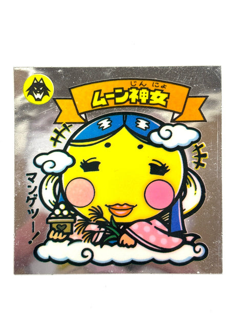 Lotte Bikkuriman Akuma VS Tenshi Sticker Moon Shinjo JAPAN