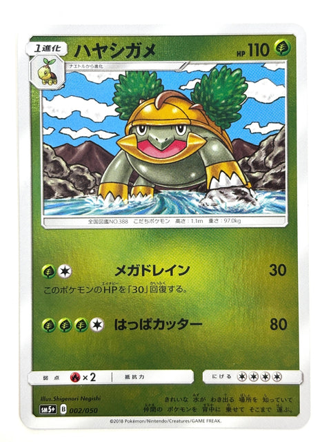 LP Pokemon Card Grotle 002/050 JAPAN