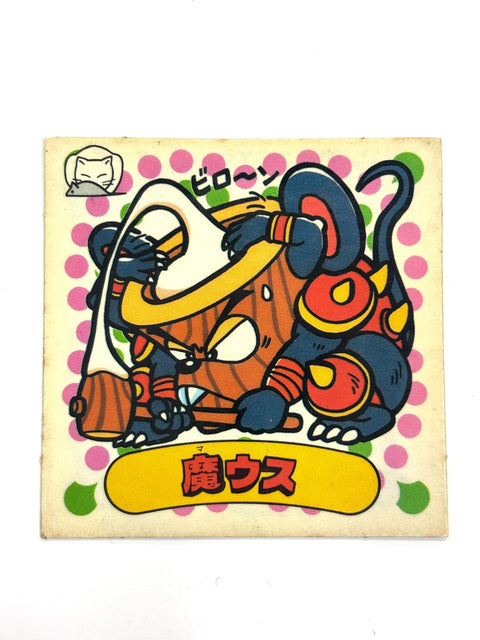 Lotte Bikkuriman Akuma VS Tenshi Sticker Mausu JAPAN