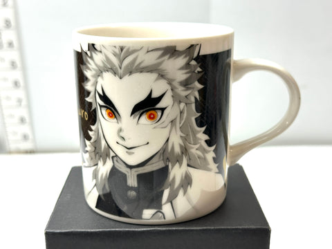 Demon Slayer Rengoku Monochrome Ceramic Mug MADE IN JAPAN