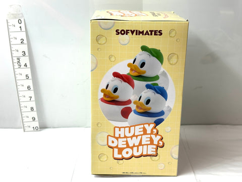 BANDAI Disney Characters Ofuro de SOFVIMATES Huey Dewey Louie Bath Soft Vinyl
