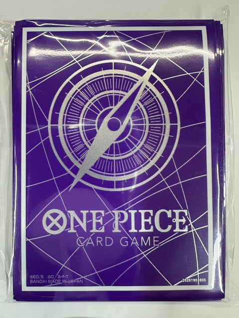 One Piece Card Game Limited Card Sleeves Standard Purple Silver 70pcs
